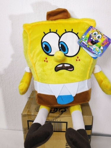 Imagen 3 de 4 de Bob Esponja De Peluche 40 Cm De Alto