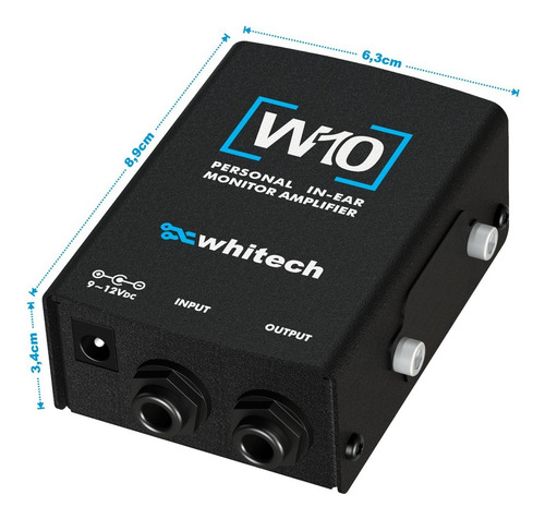 Amplificador De Fones W10 ( P10 ) - Whitech