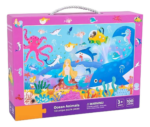 Rompecabezas Puzzle Océano Animales Espacio Diseños 100pcs