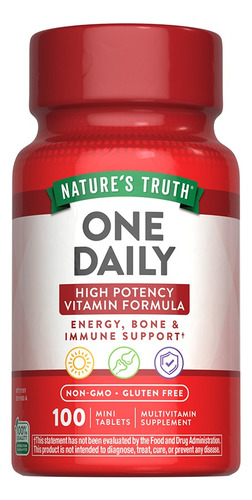 Multivitaminico One Daily 100 Comp. Nature's Truth