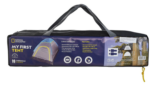 Carpa 2 Personas My First Tent - National Geographic