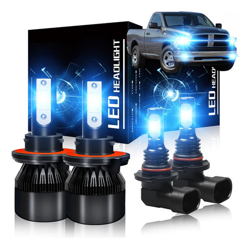 4x Azul Hielo Juego De Focos Led Para Carro Para Ford F150