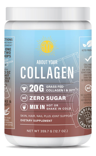Péptidos De Colágeno En Polvo Acerca De Su Chocolate Con Col