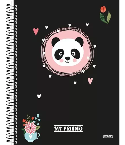 São Domingos My Friend Caderno Grande Feminino de Materia 10Mt