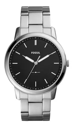 Reloj de pulsera Fossil The minimalist de cuerpo color negro