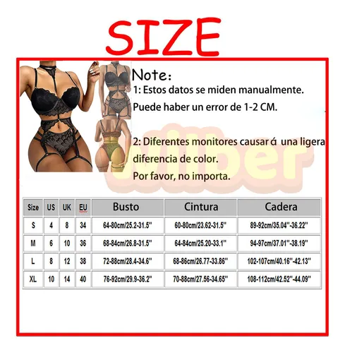Lenceria Para Mujer Conjuntos Con Encaje Con Cuello Halter
