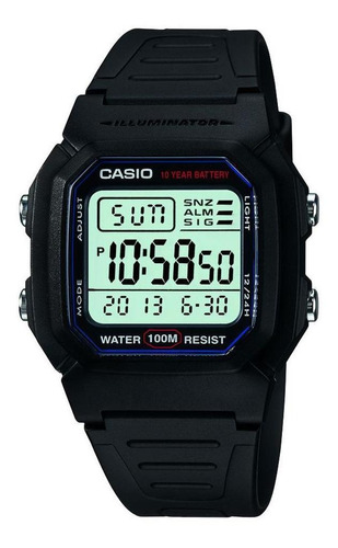 Reloj Casio Para Hombre W800h-1av Digital Deportivo
