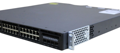 Switch Gigabit Poe+ Cisco 3650 48fs-l 48p Poe 4 Sfp Seminovo