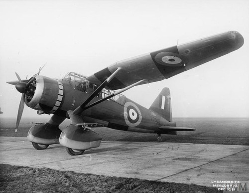 Miniatura Diecast 1/72, Avión Westland Lysander Mk1, 1939