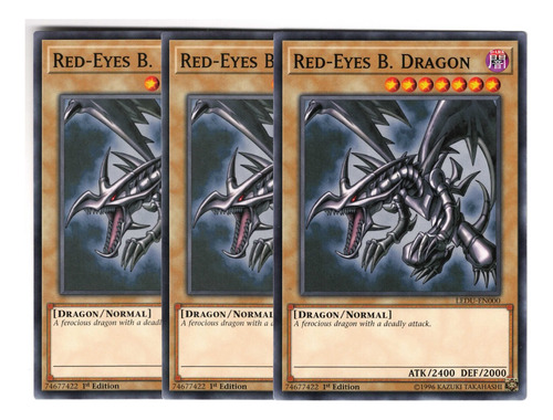 Yugioh 3 Red Eyes B Dragon Comun 1st Ledu-en000