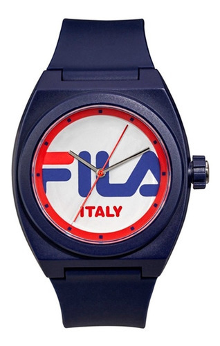 Reloj Fila Unisex Blanco 38324003 Color de la correa Azul