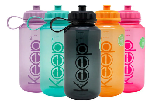 Keep Botella Colores 1 Litro Ibre De Bpa Botellon Deporte