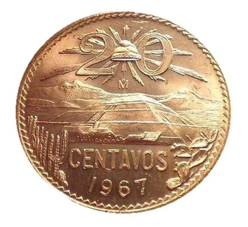 Monedas De 20 Centavos De 1943 A 1974