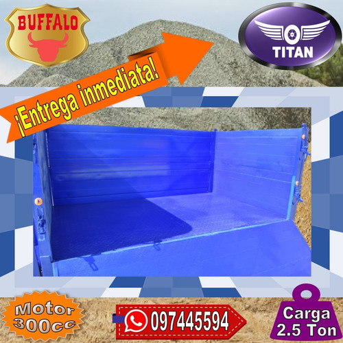 Triciclo Volcadora Granelera Titan Buffalo 0 Km