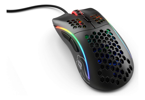 Mouse Glorious Pc Gaming Race Gd Con Luces De Colores Negras