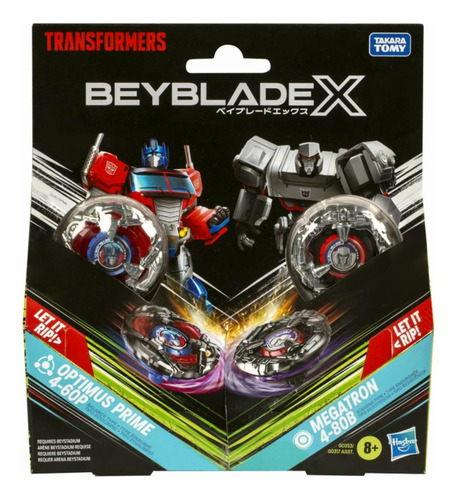 Beyblade X Transformers Collab Optimus Prime 4-60p Vs.