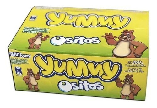 Gomitas Yummy Ositos 30gr Caja X 12un