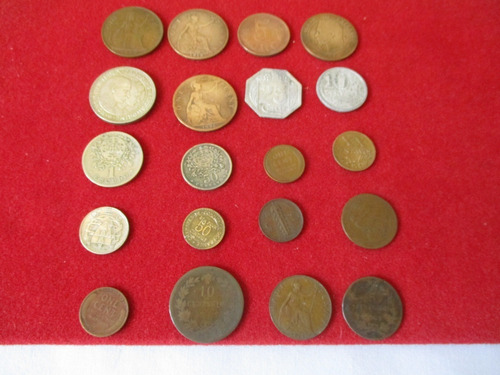 Coleccion De Antiguas Monedas Mundiales 