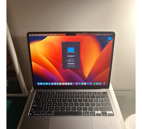 Macbook Air 13 Chip M2, 8 Núcleos, 16gb Ram Y 512 Gb