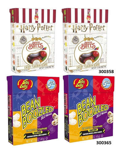 4 Dulces Bertie Botts Harry Potte Jelly Belly Beanboozle W01