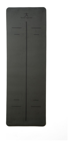 Imagen 2 de 3 de Yoga Mat Bio 6mm Nueva Tecnología Y Textura Con Alineaciones