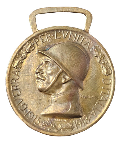 Medalla Guerra De Unificación Italiana Bronce 32 Mm - 1128