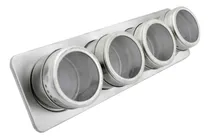 Comprar Porta Tempero Magnético 5 Peças Condimentos Kit Cozinha Inox