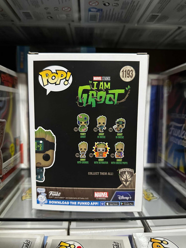 Funko Pop 1193 Marvel Studios I Am Groot Groot In Onesie (Usado)