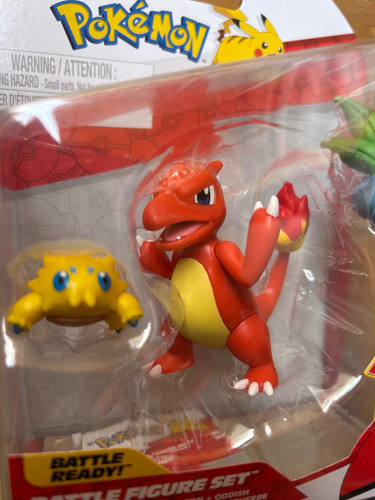 Juguete Pokemon Battle Set 3 Figuras Charmeleon Oddish Jolti