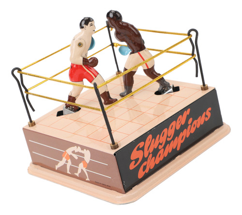 Lata Decorativa De Juguete De Boxeo De Mesa Con Temática Nos