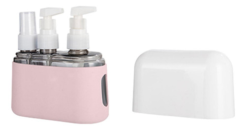 Botellas De Viaje Para Artículos De Tocador 3 Piezas Rosa