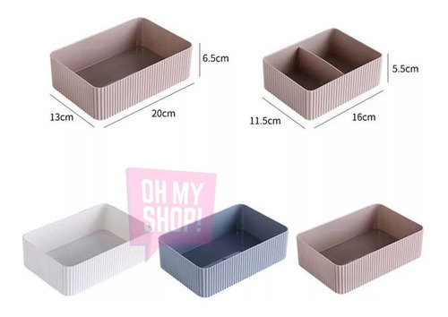 Imagen 5 de 9 de Organizador Multiuso Con División Multipropósito Ohmyshop