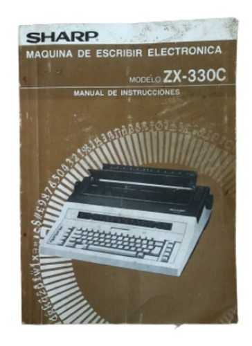 Manual De Antigua Máquina De Escribir Sharp