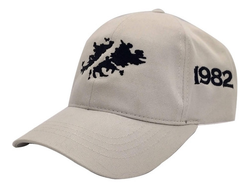 Imagen 4 de 5 de Gorra Islas Malvinas Tacticas Bordadas Militares Beige Color