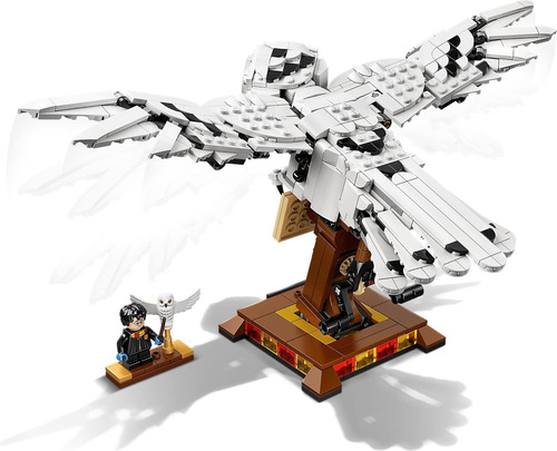 Brinquedo Lego Harry Potter Hedwig 75979 Com Asas Em Movimen