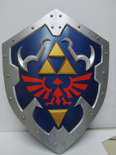 Escudo Zelda Hylian Shield Artesanal - Ocarina Of Time