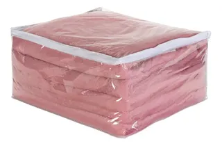 Kit 10 Saco Organizador Closet Edredon Cobertor C Ziper