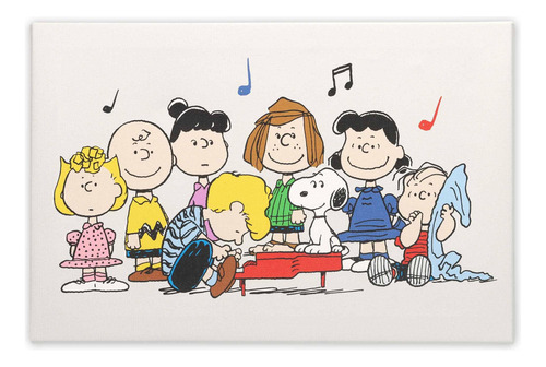Open Road Brands Peanuts Charlie Brown Y Gang Singing Galler