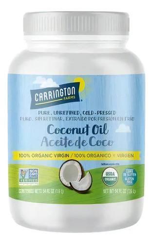 Aceite De Coco Organico Virgen