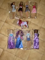 Comprar Super Lote De Muñecas Barbies + Caballo