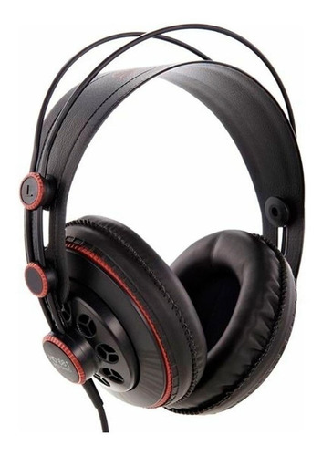 Audífonos Superlux HD681 negro y rojo