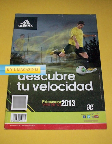 Lionel Messi Revista Catalogo Andrea 2013 Lio Messi Ronaldo