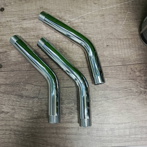 Brazo O Tubo De Ducha Acero Inoxidable 15cm C/roseta M T