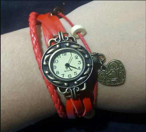 Reloj Pulsera Vintage Mujer De Moda Color Moderno Hivicky