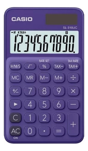 Calculadora Casio Portátil Sl-310uc - Color Violeta