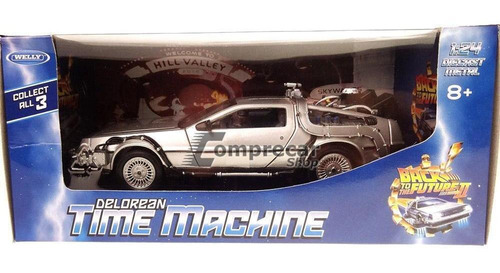 Miniatura Back To The Future 2 Delorean 1/24 Welly