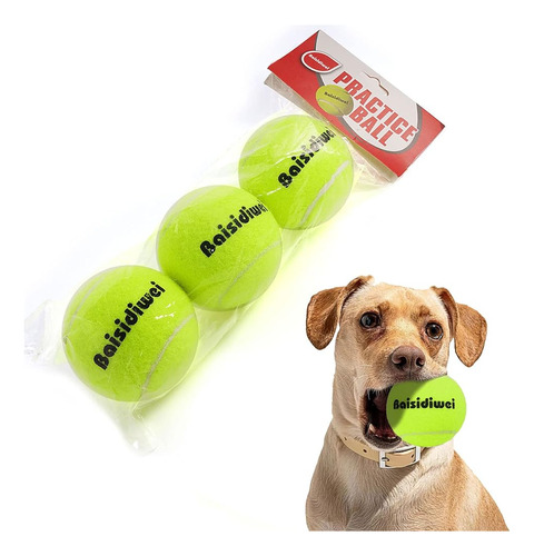 ~? Oeab Pelotas De Tenis Para Perros 3 Pack De Pelotas De Ju