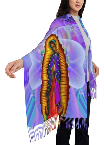 Nuestra Señora De Guadalupe Virgen María Suave - Bufandas De