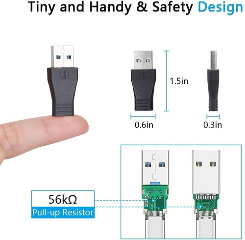 Imagen 2 de 7 de Adaptador - Usb-c Hembra A Usb 3.0 Macho