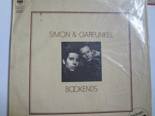Simon & Garfunkel Bookends Vinilo Lp Cbs 1977 Sin Poster